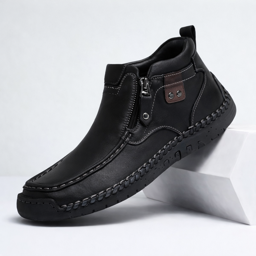 Savonti Orthopedic Leather Ankle Boots