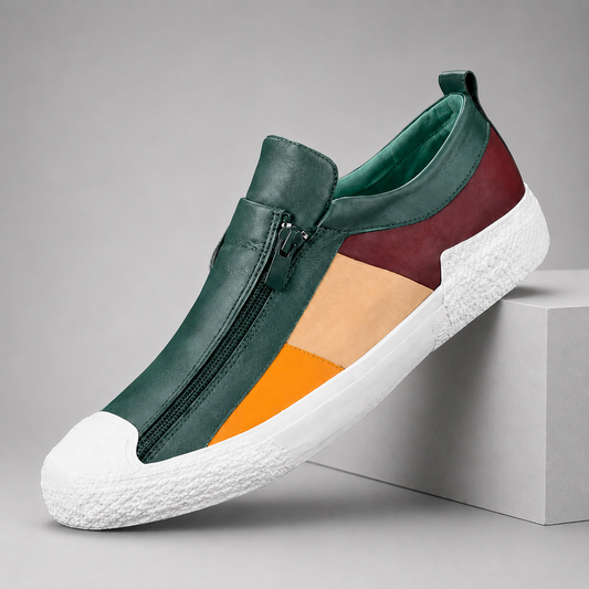Men's Leather Orthopedic Slip-On Sneakers