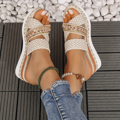 Solana Woven Slip-On Sandals
