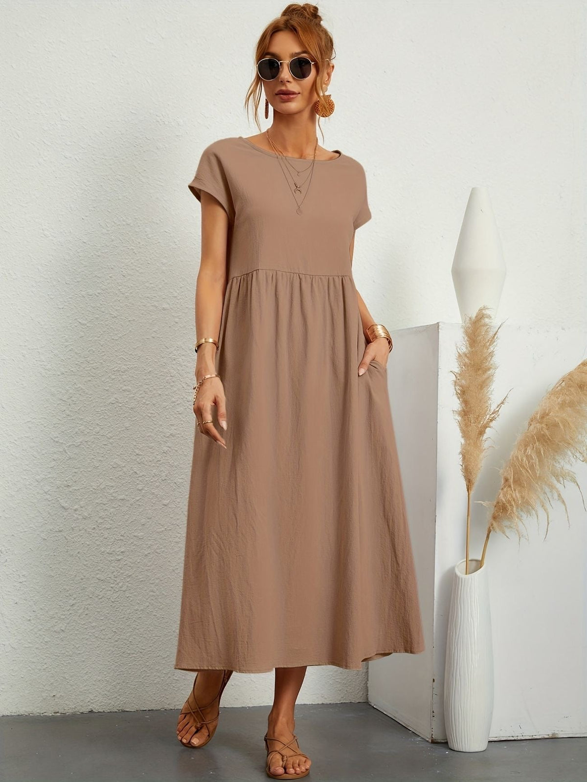 Avalina Smocked Maxi Dress