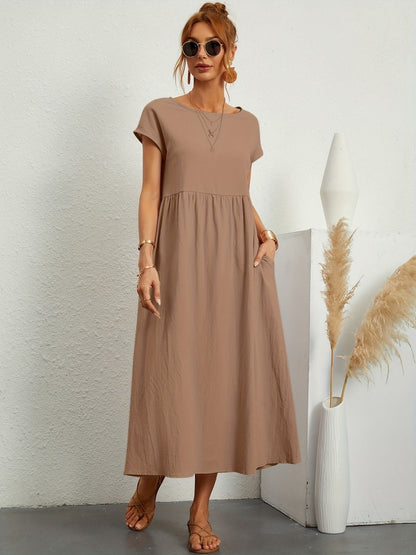 Avalina Smocked Maxi Dress