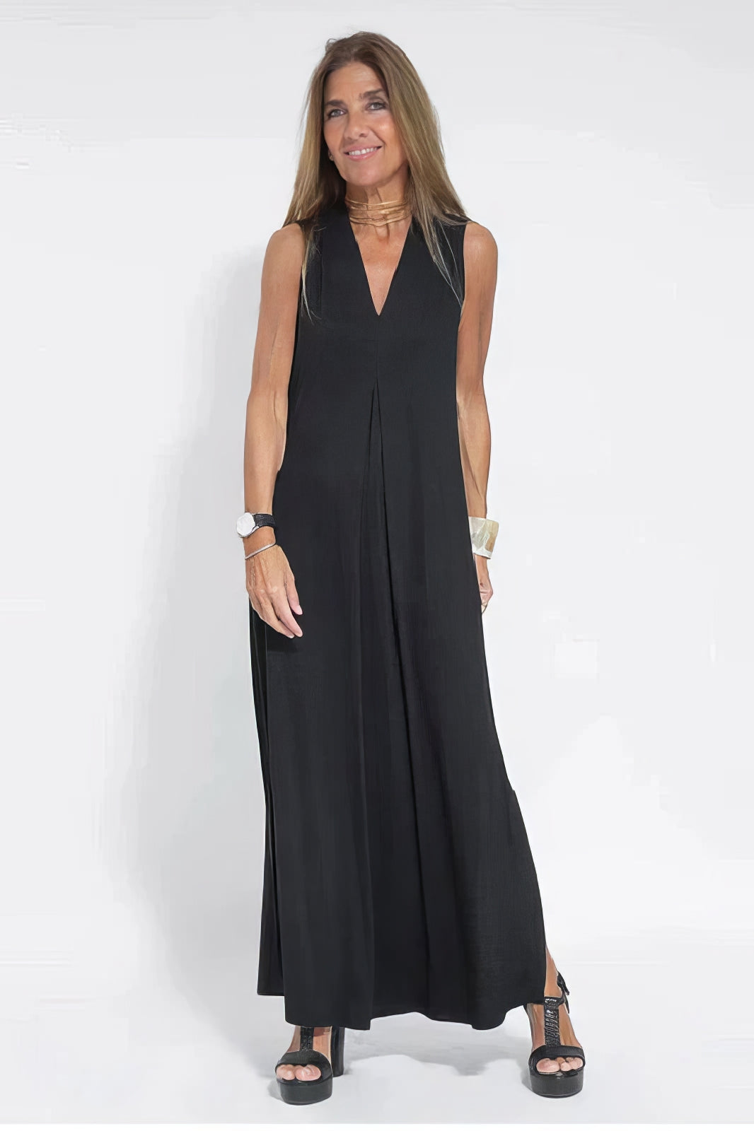Draped Maxi Dress
