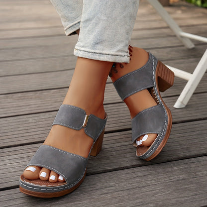 Aurelia Cushioned Flat Sandals