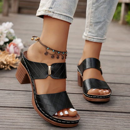 Aurelia Cushioned Flat Sandals