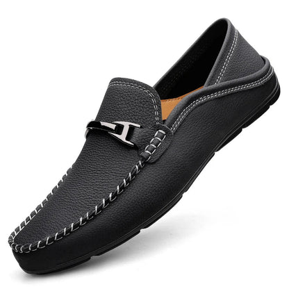 Montaro Leather Slip-On Loafers