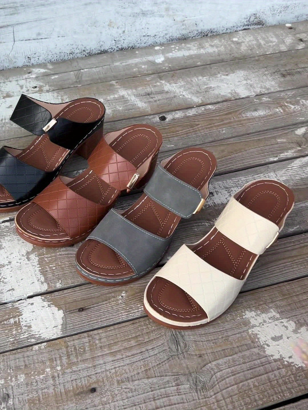 Aurelia Cushioned Flat Sandals