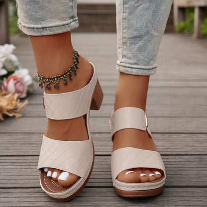 Aurelia Cushioned Flat Sandals