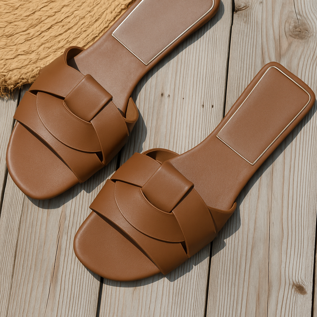 Avalyn Cushioned Slide Sandals