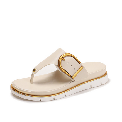 Serena Adjustable Strap Flat Sandals