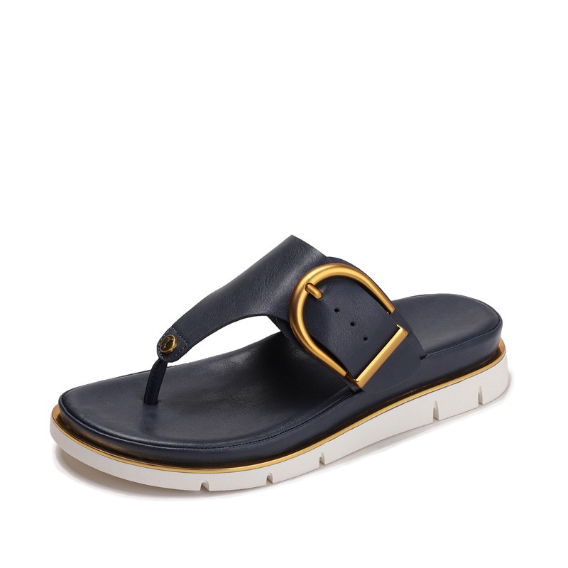 Serena Adjustable Strap Flat Sandals