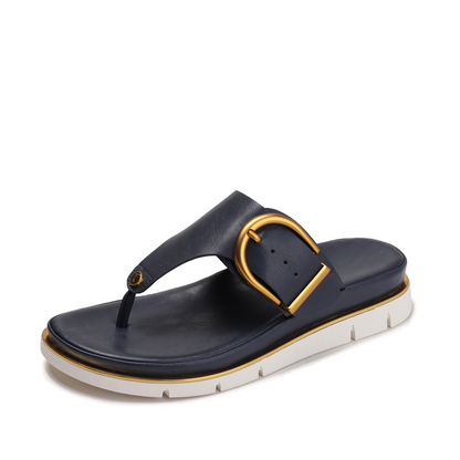 Serena Adjustable Strap Flat Sandals