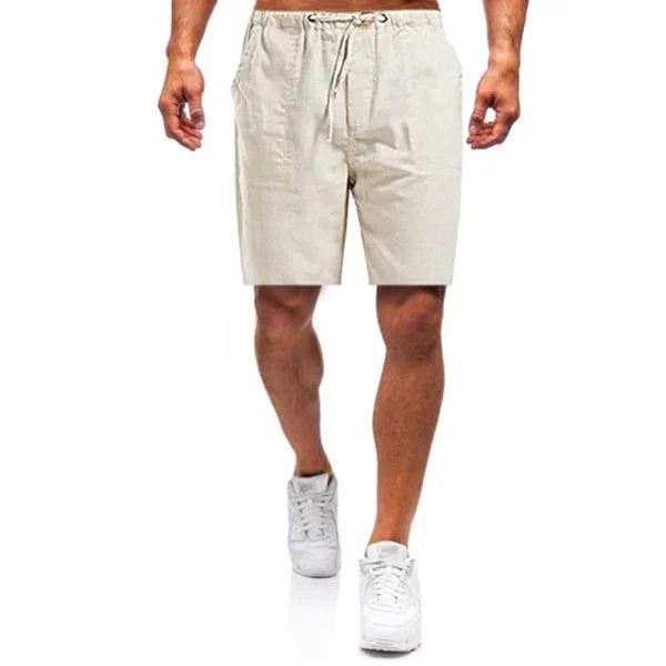 Men's Linen Drawstring Shorts