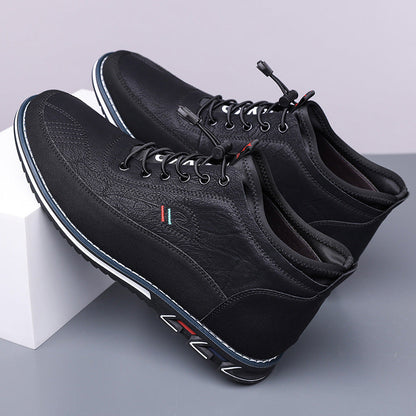 Torino Leather Mid-Top Orthopedic Sneakers
