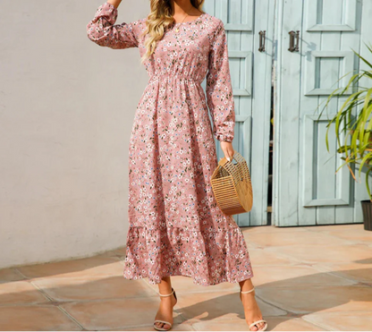 Sylvaine Floral Smocked Maxi Dress