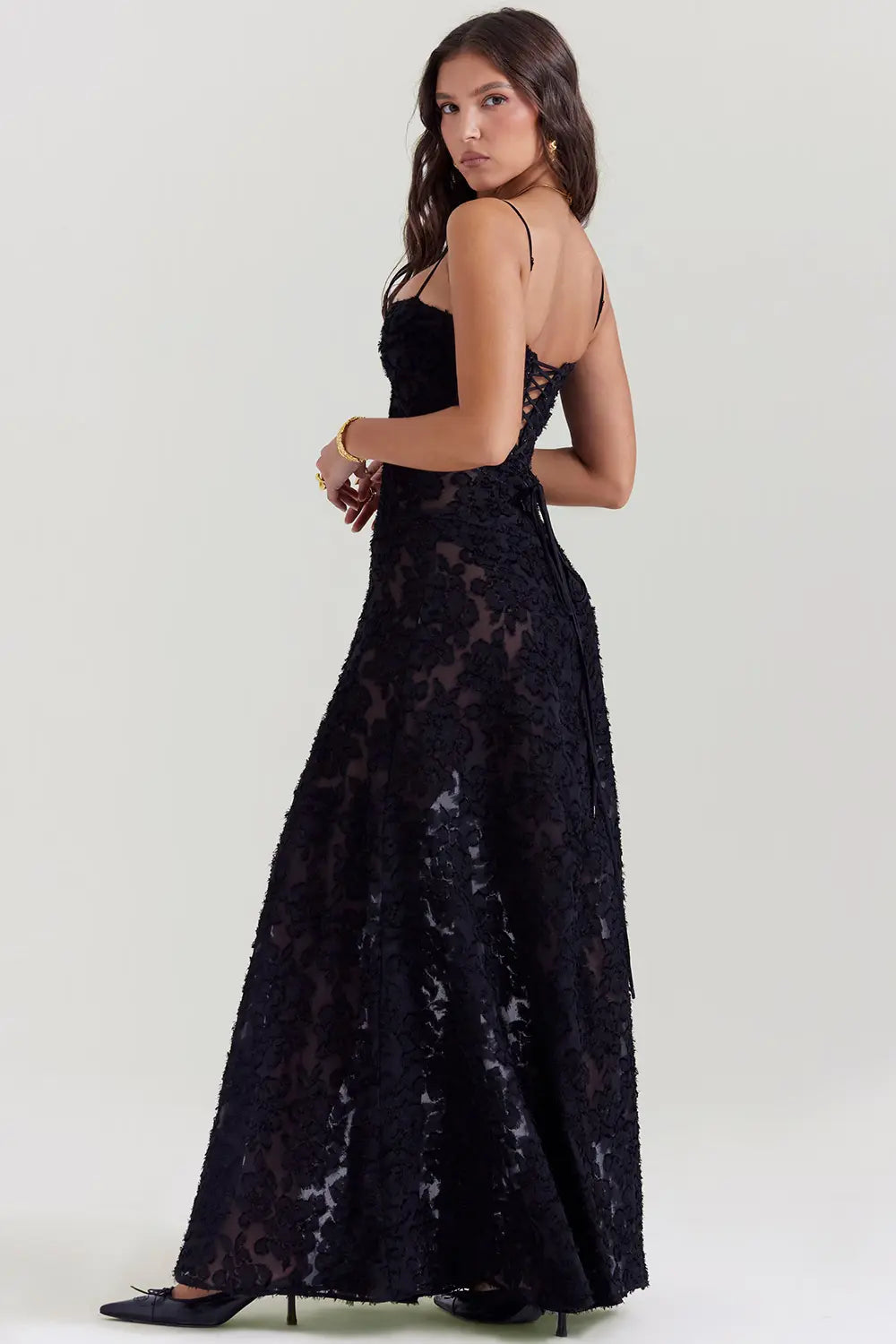 Open-Back Maxi Dress