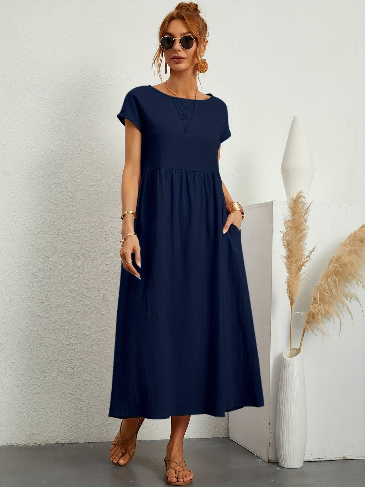Avalina Smocked Maxi Dress