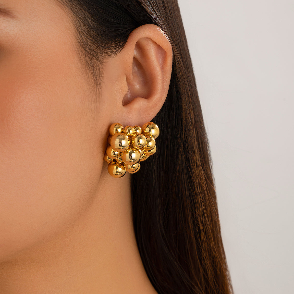 Cluster Stud Earrings