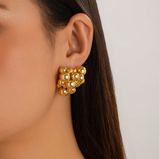 Cluster Stud Earrings