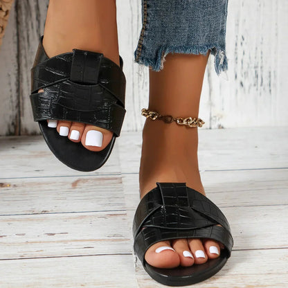 Avalyn Cushioned Slide Sandals