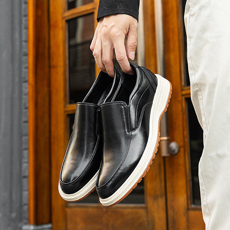 Men's Orthopedic Leather Slip-On Loafers