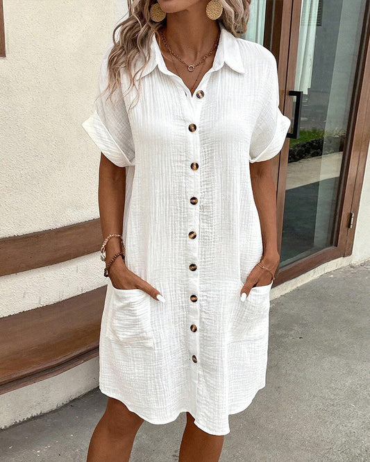 Linen Shirt Dress
