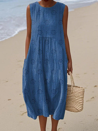 Sleeveless Midi Dress