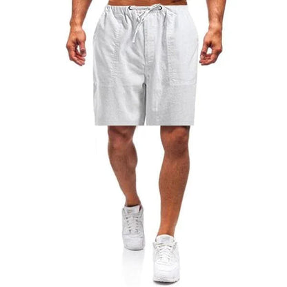 Men's Linen Drawstring Shorts