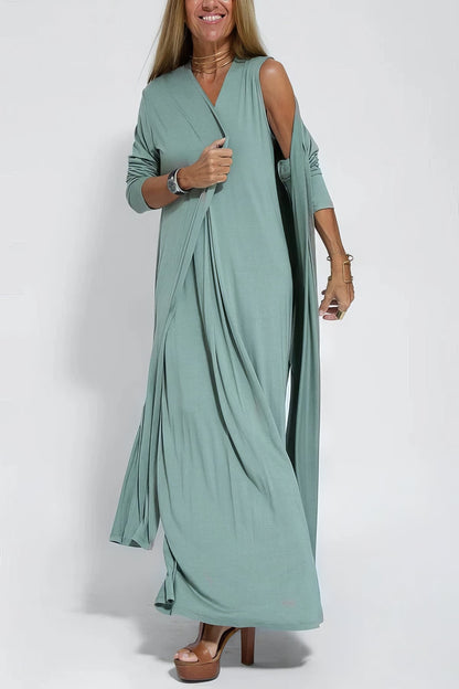 Draped Maxi Dress