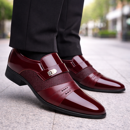 Montaro Leather Slip-On Loafers
