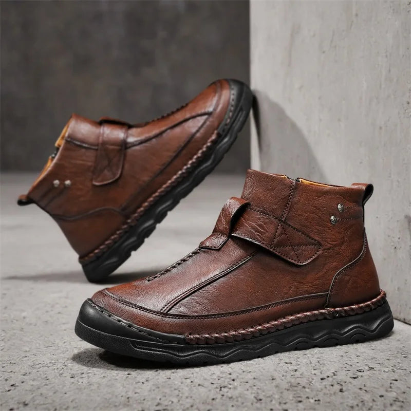 Torino Leather Orthopedic Ankle Boots