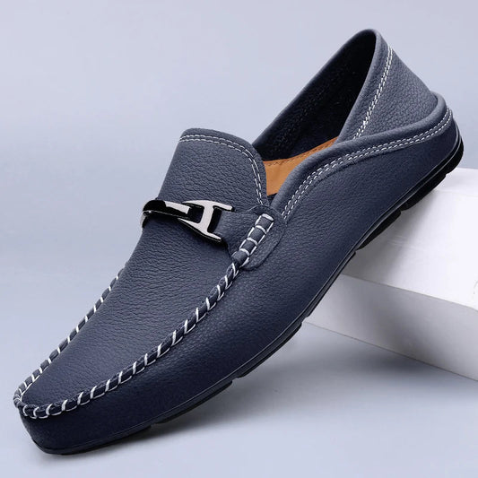 Montaro Leather Slip-On Loafers