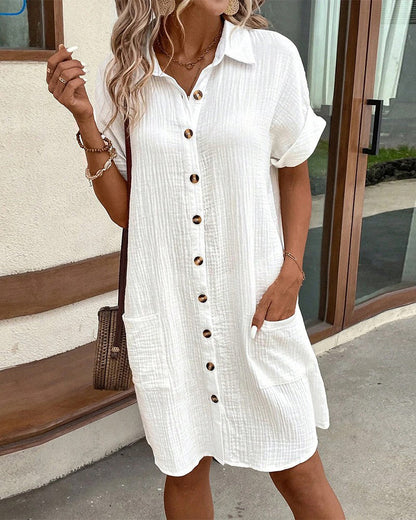 Linen Shirt Dress