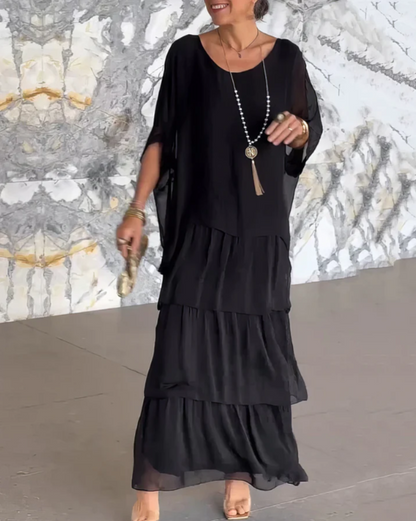 Celeste Batwing Sleeve Maxi Dress