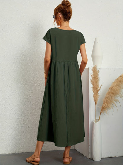 Avalina Smocked Maxi Dress