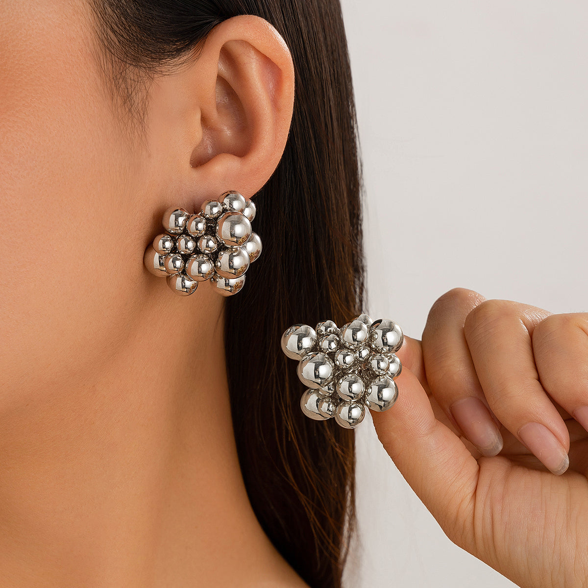 Cluster Stud Earrings