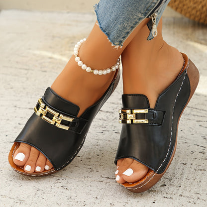 Calista Cushioned Flat Sandals