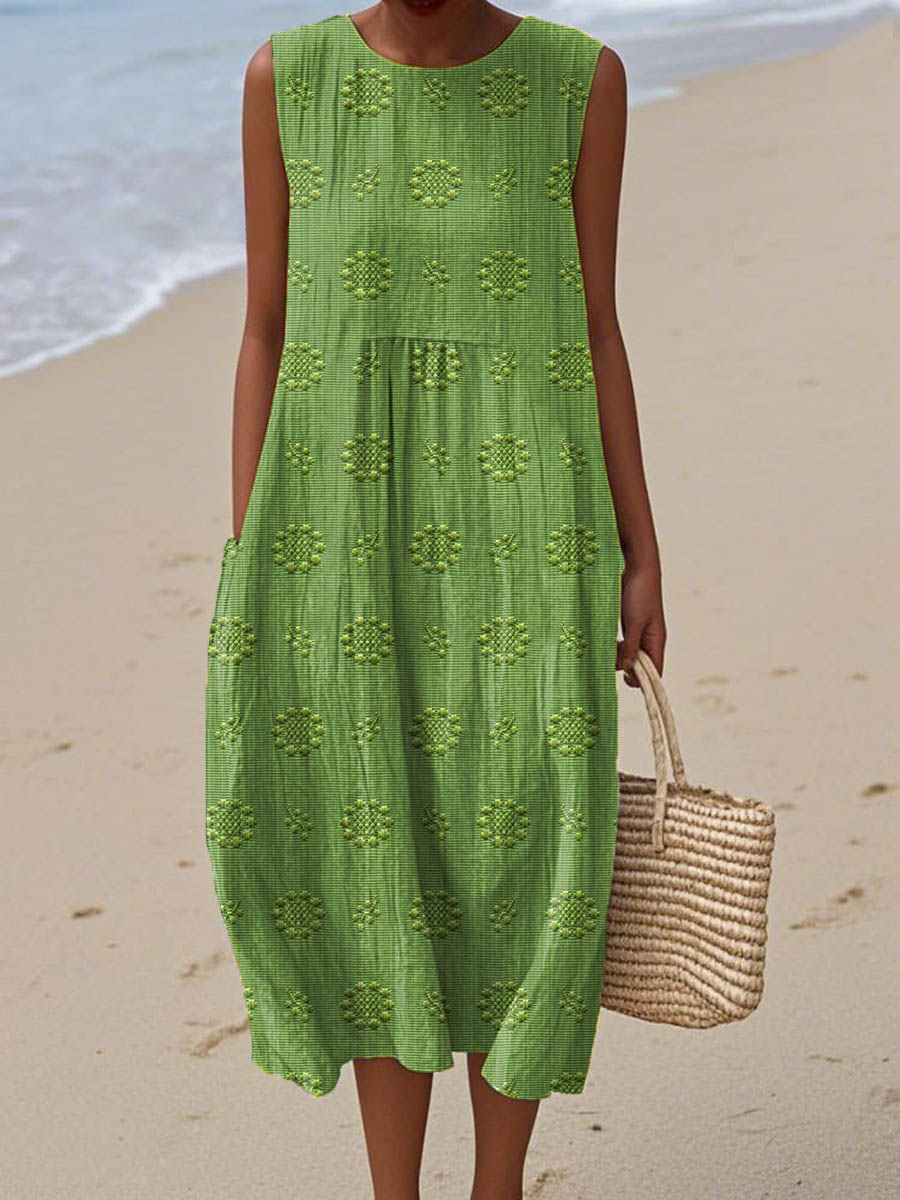 Sleeveless Midi Dress