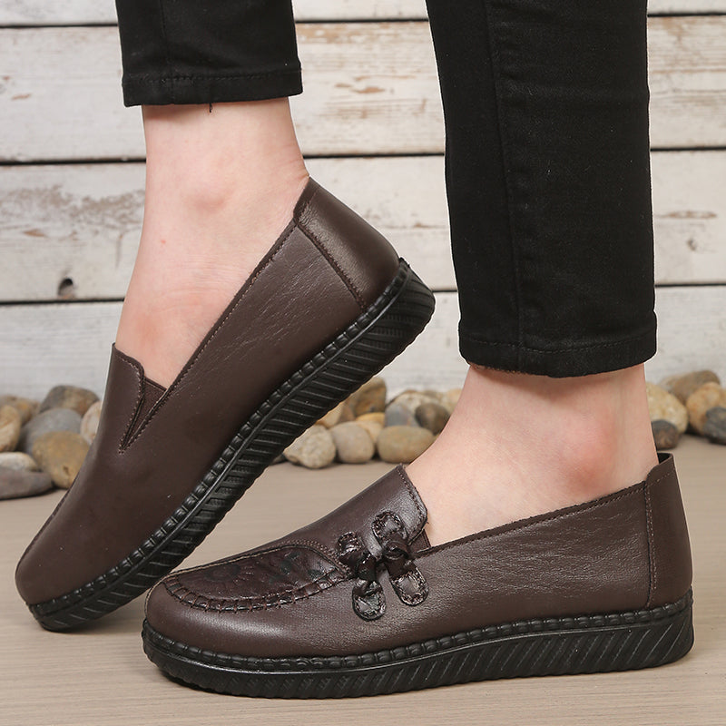 Men's Leather Slip-On Orthopedic Shoes