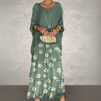 Celeste Batwing Sleeve Maxi Dress