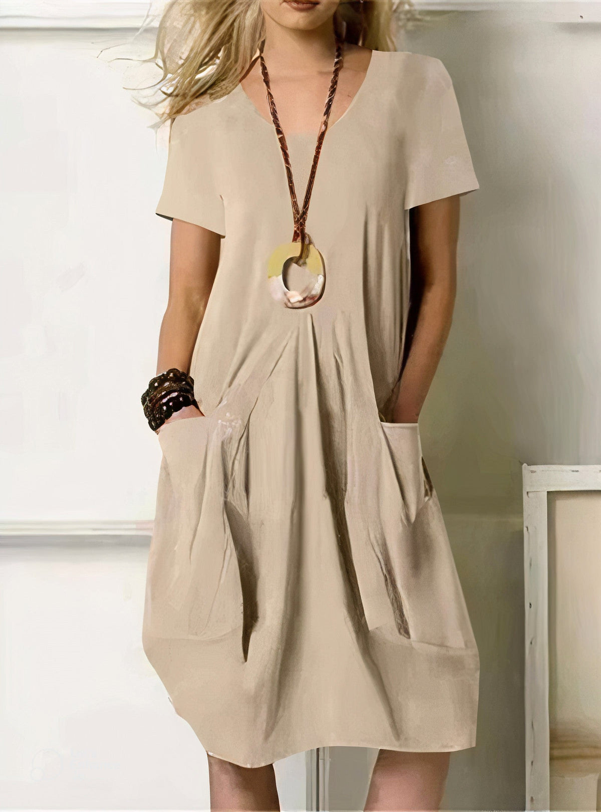 Cassina Pocket Midi Dress
