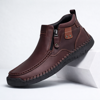 Savonti Orthopedic Leather Ankle Boots