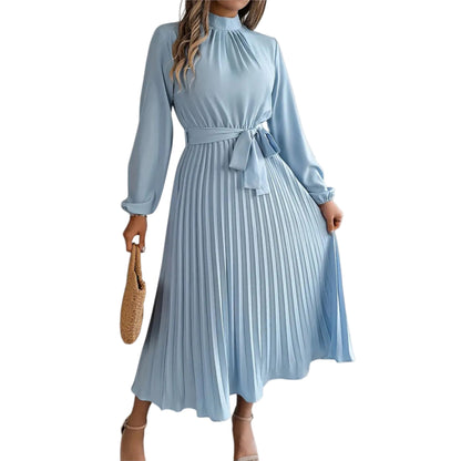 Pleated Midi Dress