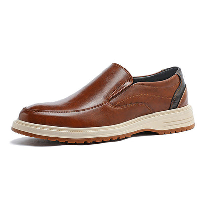 Men's Orthopedic Leather Slip-On Loafers