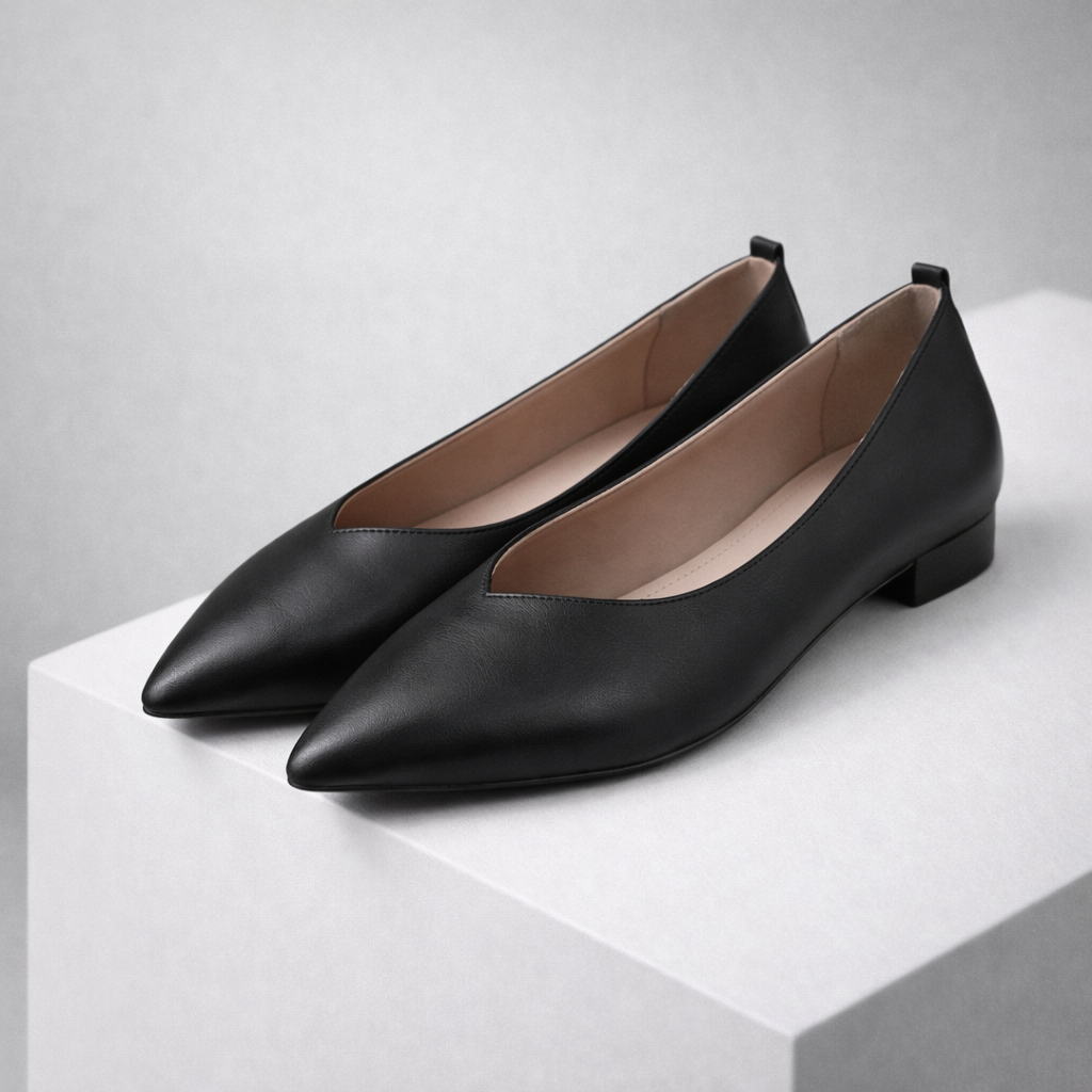 Bellora Italian Leather Block Heel Orthopedic Pumps