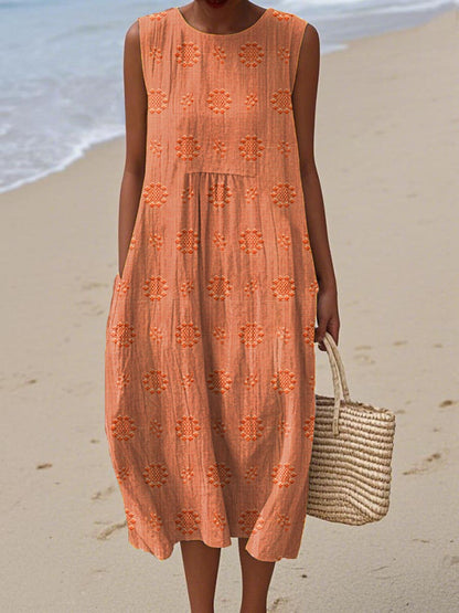 Sleeveless Midi Dress