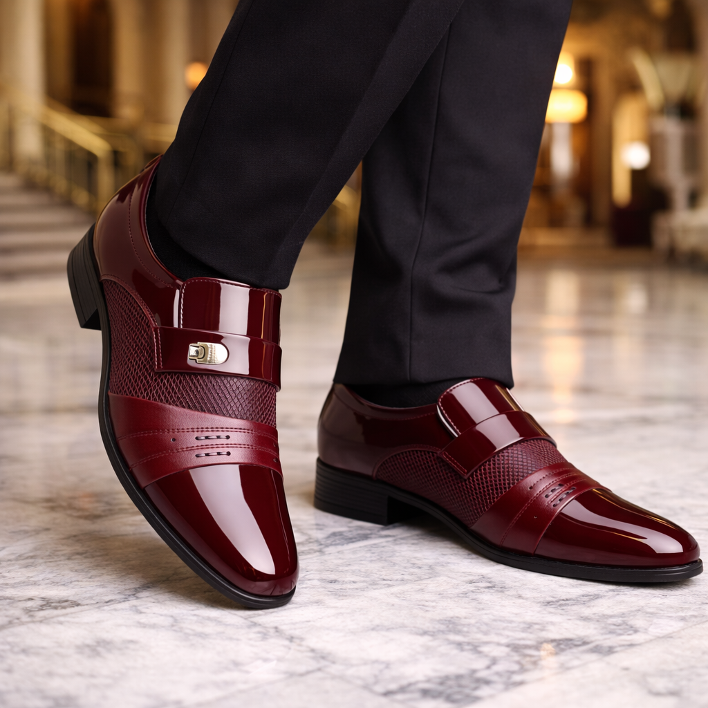 Montaro Leather Slip-On Loafers