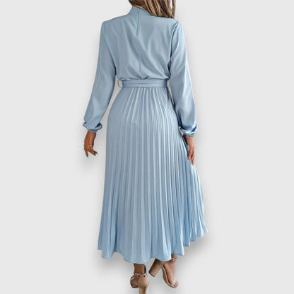 Pleated Midi Dress