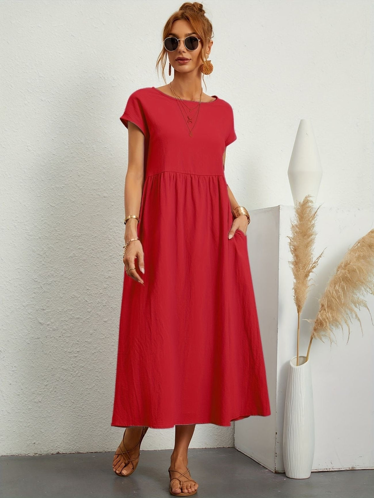 Avalina Smocked Maxi Dress