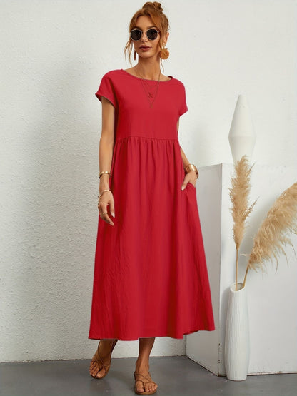 Avalina Smocked Maxi Dress
