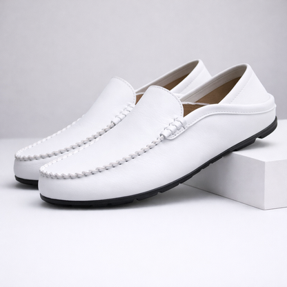 Montari Leather Slip-On Orthopedic Loafers